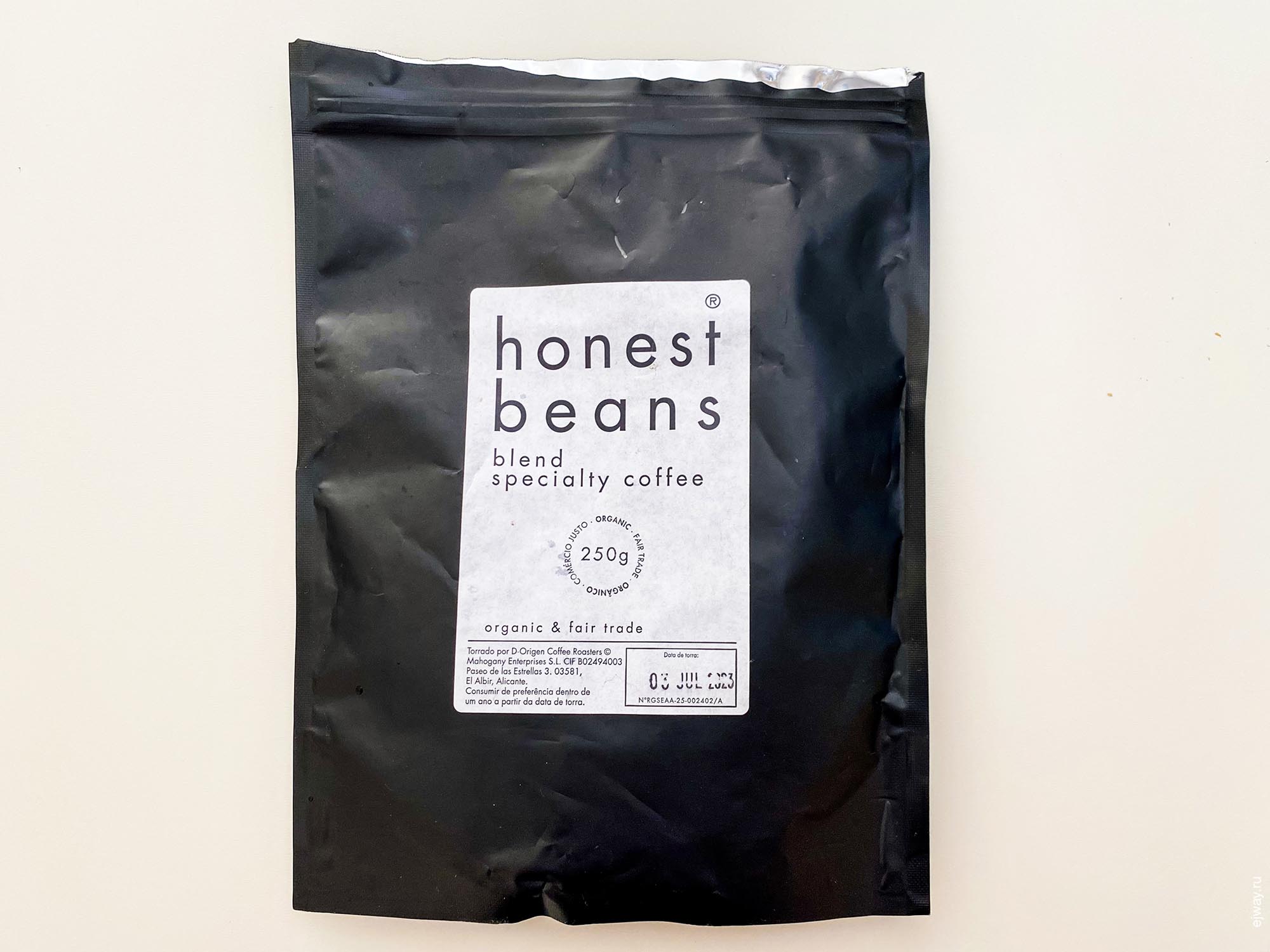 Португалия, Tarouca, ejway.ru, Honest beans, Blend, кофе