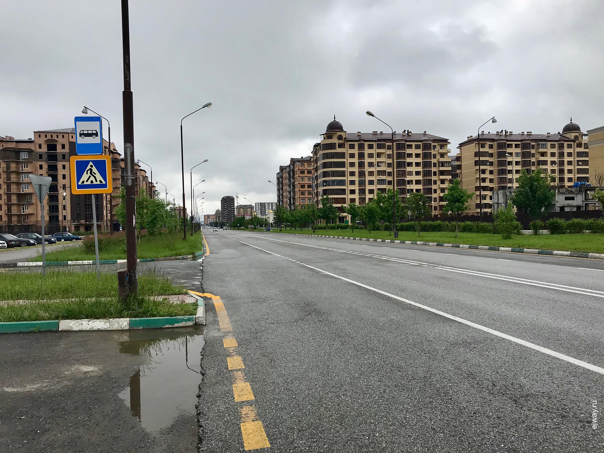 Россия, Магас, Улицы, ejway.ru, улицы, дорога