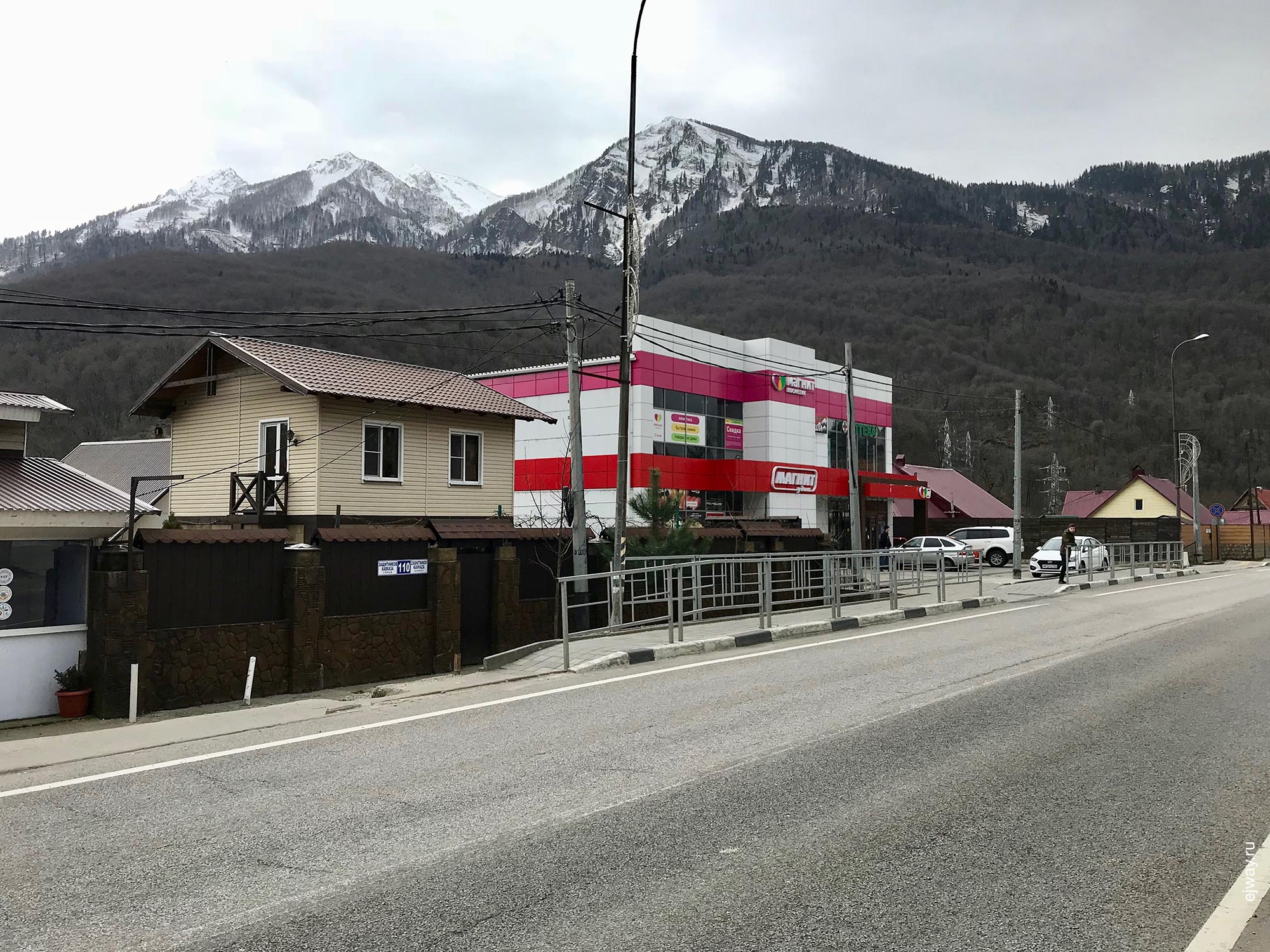 Россия, Красная поляна, Оживленные улицы, ejway.ru, 